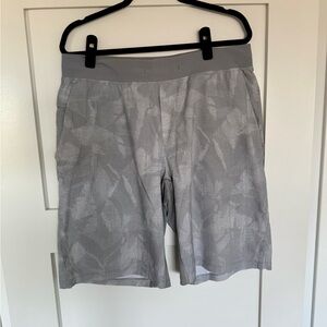 Lululemon Athletica Gray Athletic Shorts with Modern Design